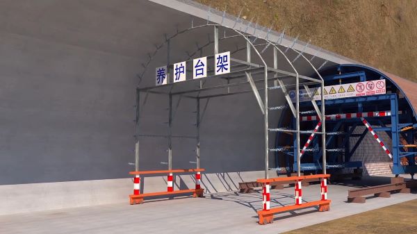 白银隧道施工动画制作公司 - 隧道施工工艺和施工方法 - 隧道施工汇报动画视频 - bim 工程施工动画